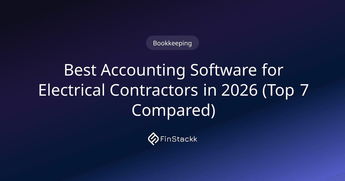 Best Accounting Software for Electrical Contractors in 2026 (Top 7 Compared)