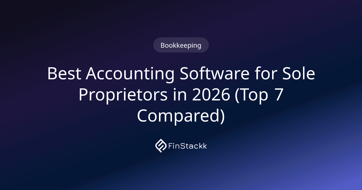 Best Accounting Software for Sole Proprietors in 2026 (Top 7 Compared)