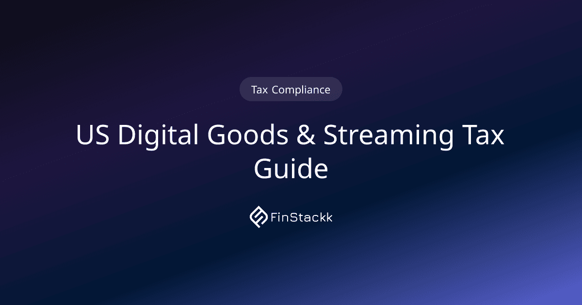 US Digital Goods & Streaming Tax Guide