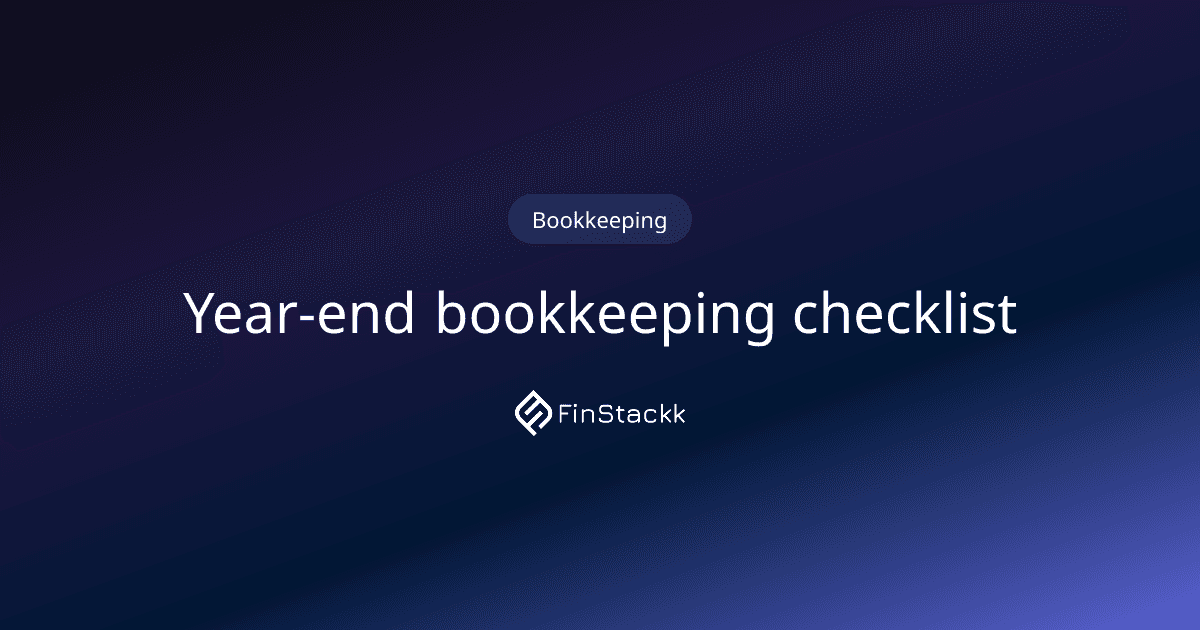 Year-end bookkeeping checklist